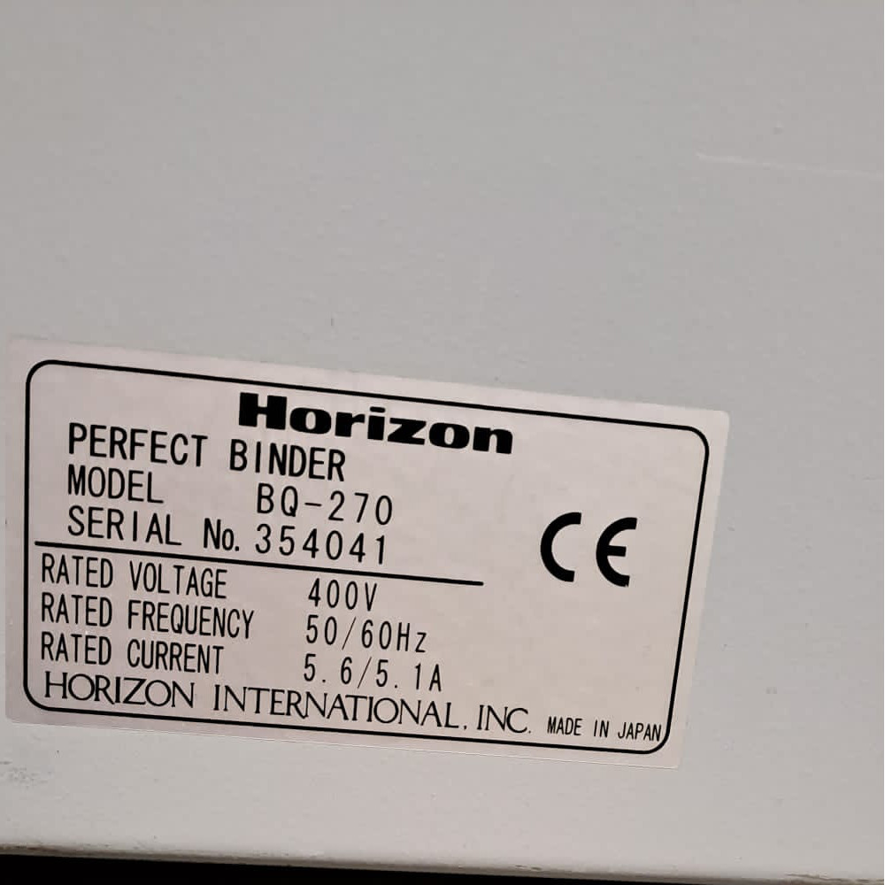 Термобіндер Horizon BQ-270 ПРОДАНО!!!