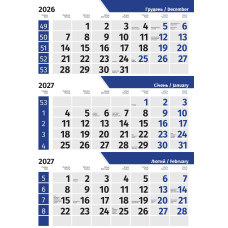 Квартальна сітка БАРВА синя 2027