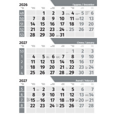 Квартальна сітка БАРВА срібна 2027
